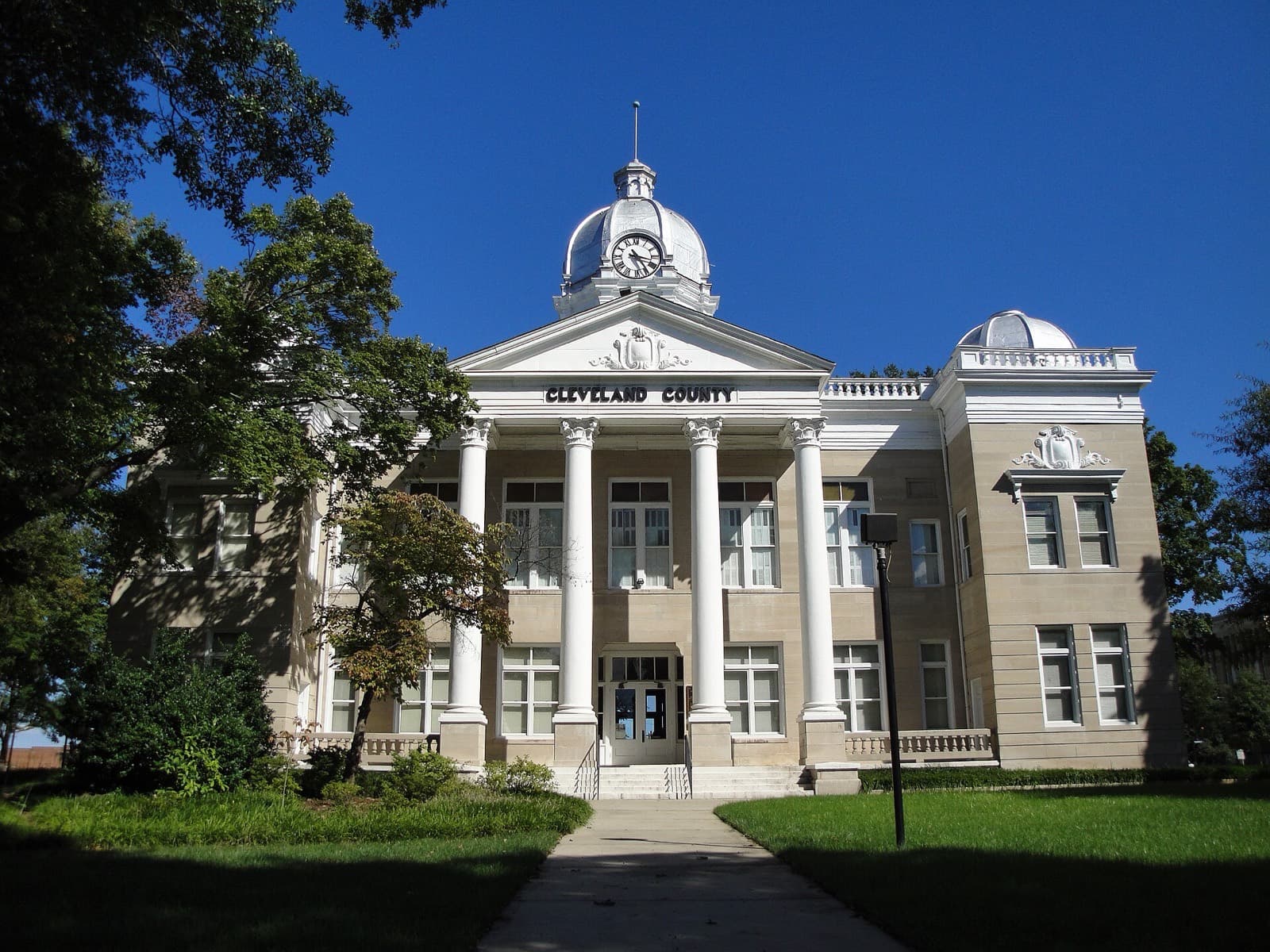 The historic Cleveland County Courthouse dome in Shelby