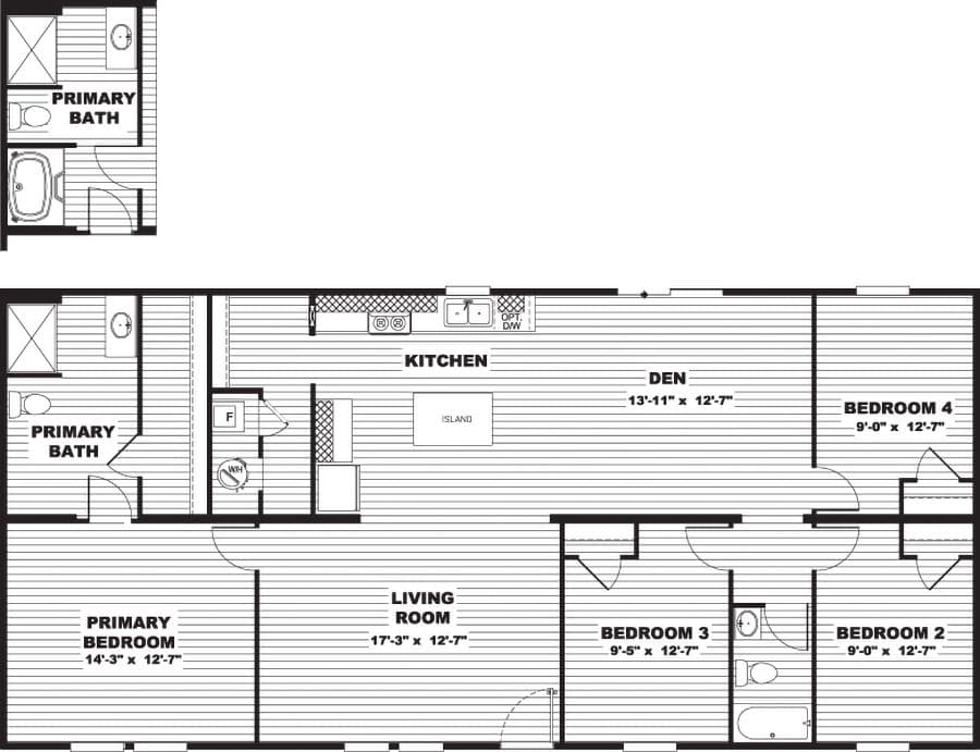 OAK — floorplan